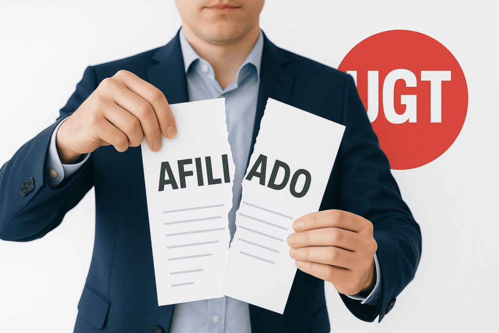 Cómo darse de baja en UGT